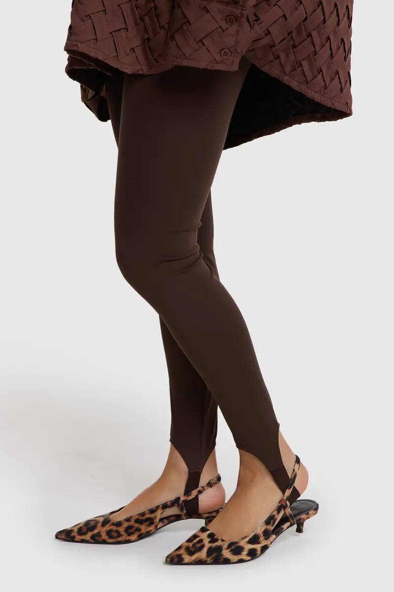 Clean legging deep brown