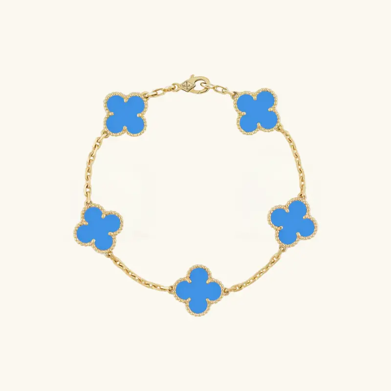 Clover Armband Blå
