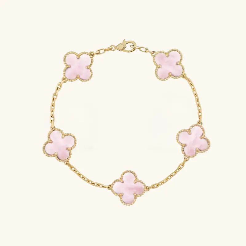 Clover Armband Rosa