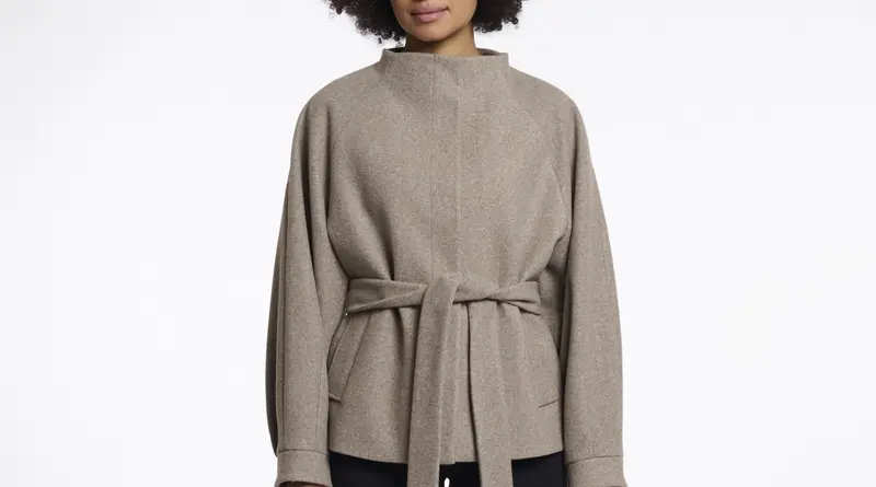 Coat with collar cornelia.7002611 Toffee