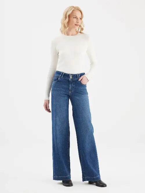 COJ jeans carlotta donkerblauw