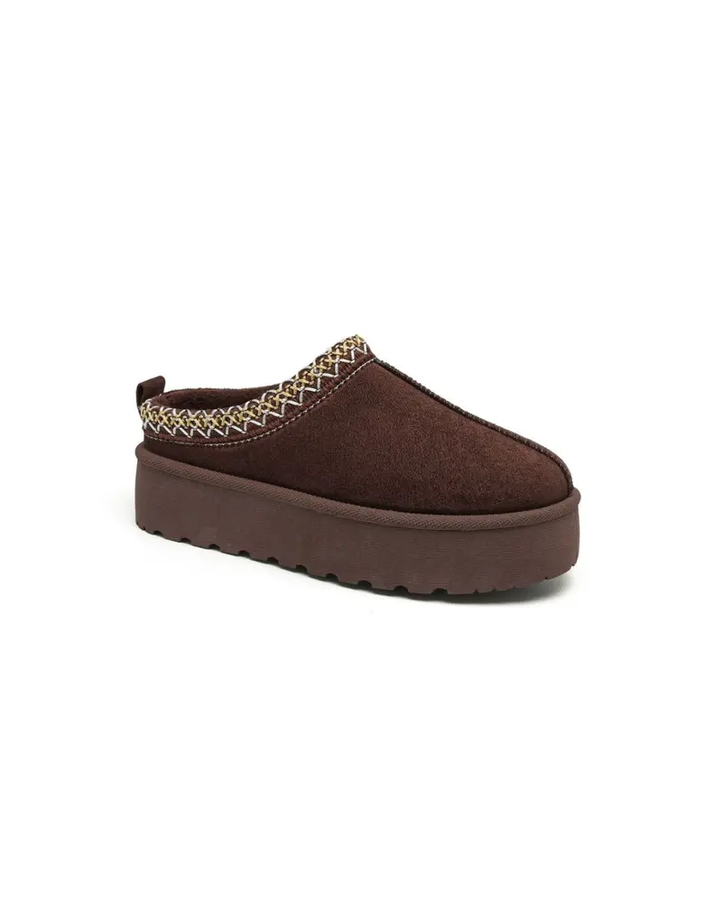 Comfy Brown Pantoffel