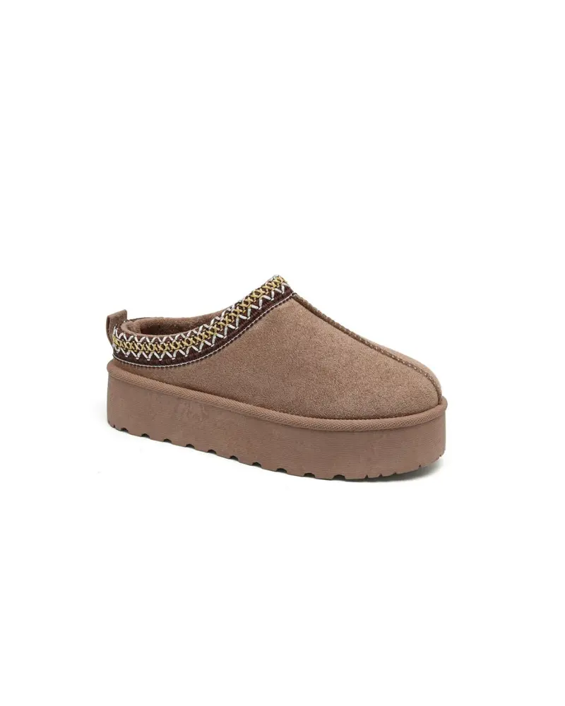 Comfy Khaki Pantoffel