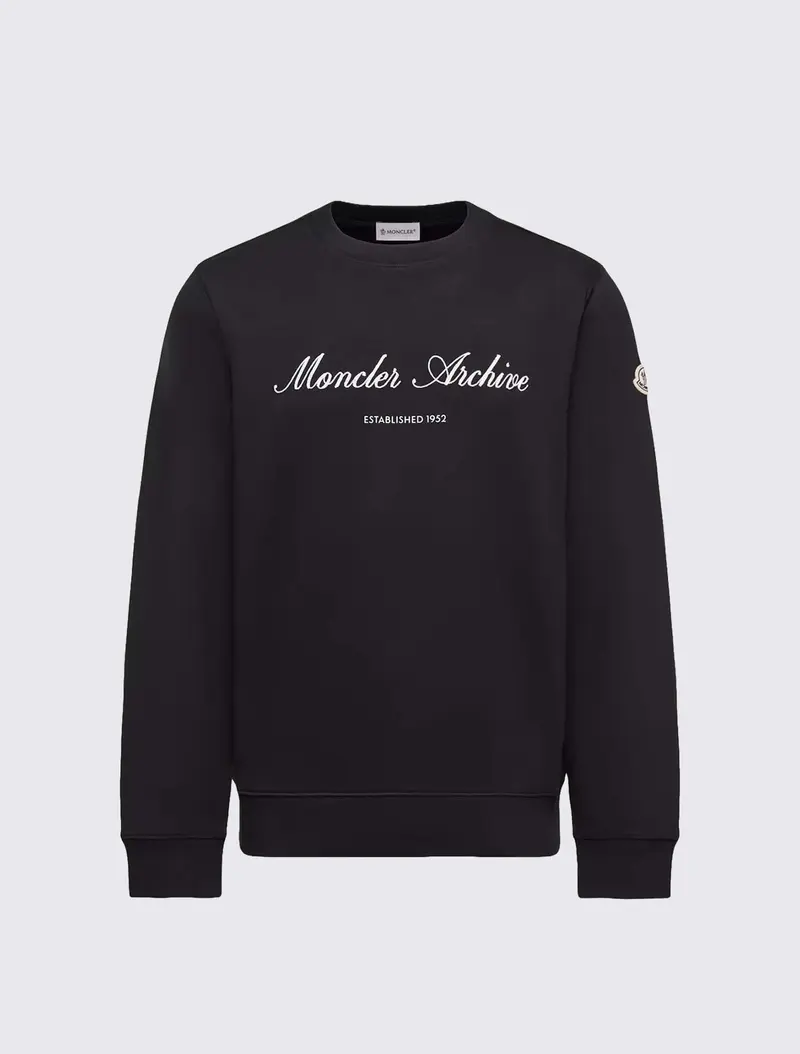 Cotton Blend Logo Sweatshirt