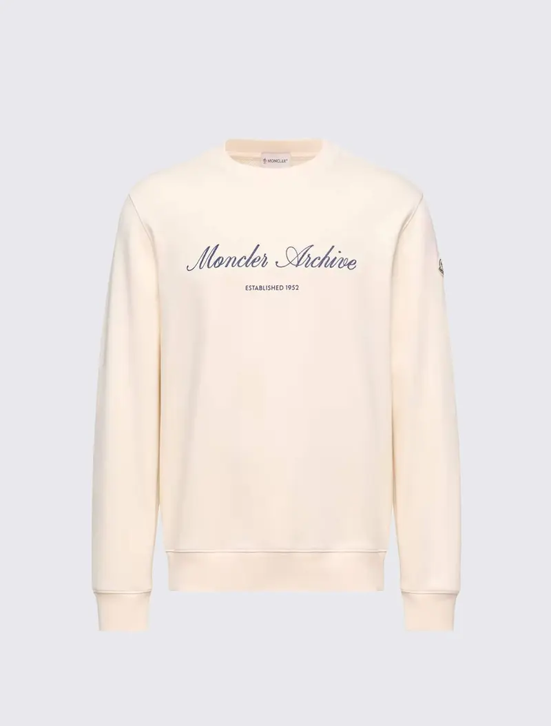 Cotton Blend Logo Sweatshirt
