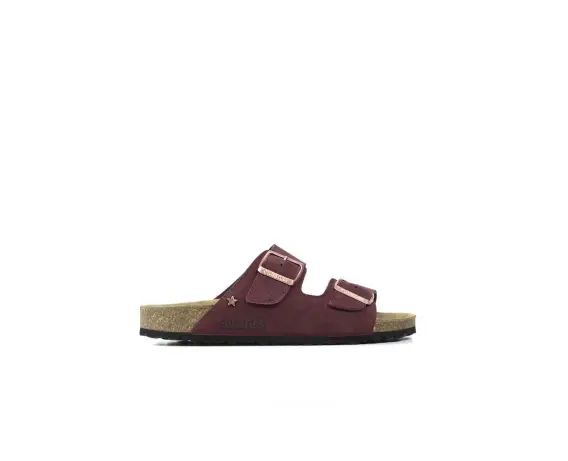 Cubanas sandals Amalia bordeaux