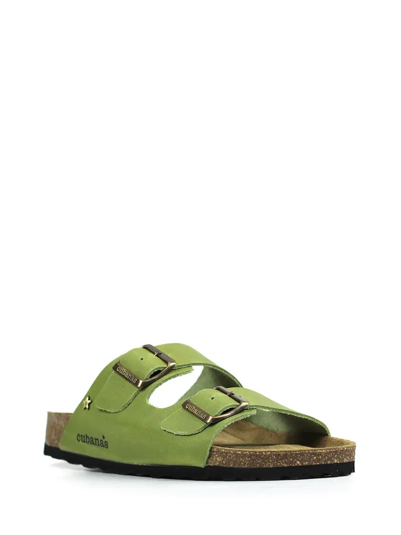 Cubanas sandals Amalia green