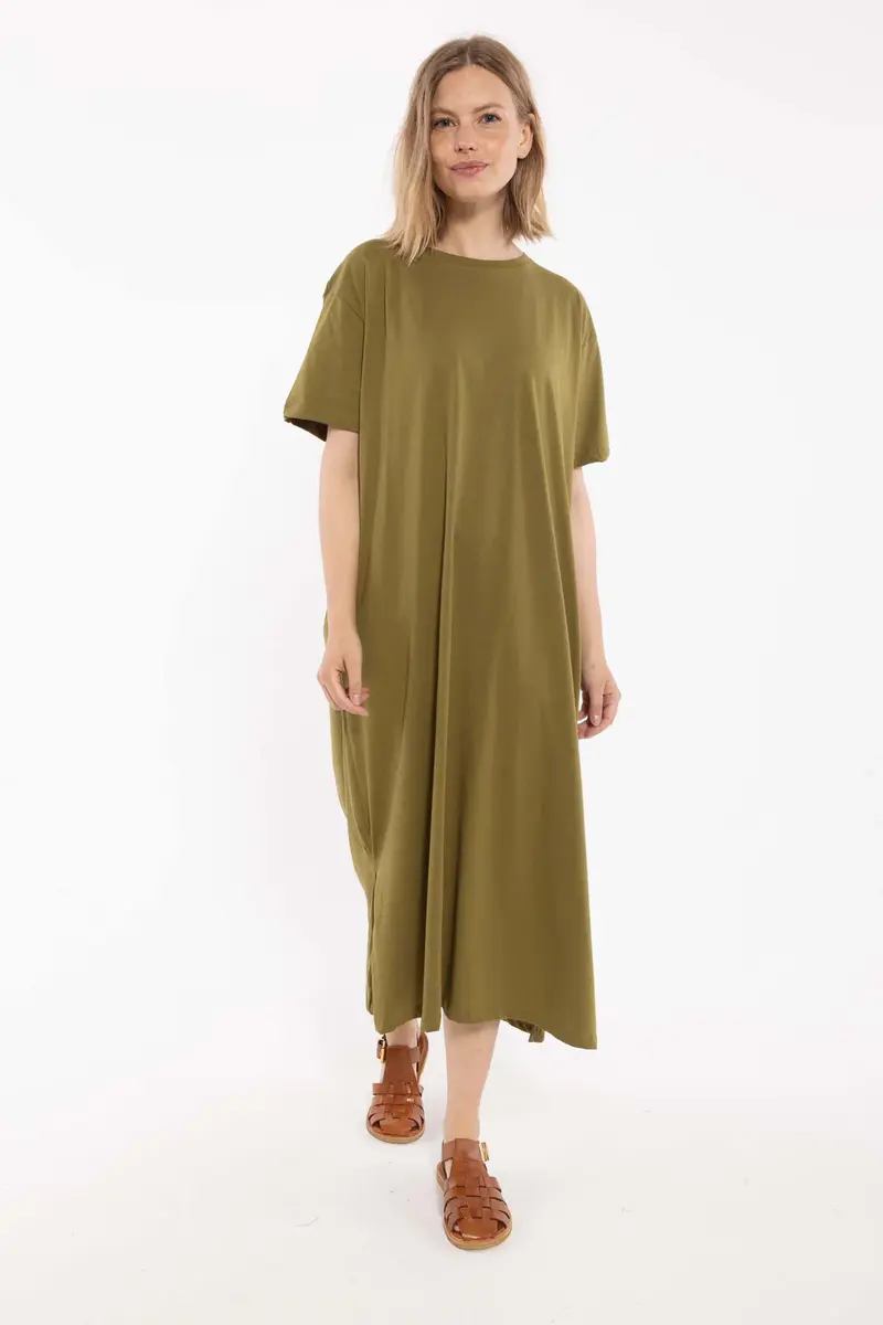 Danefae - Danebasic Sweet Dress – Olijf