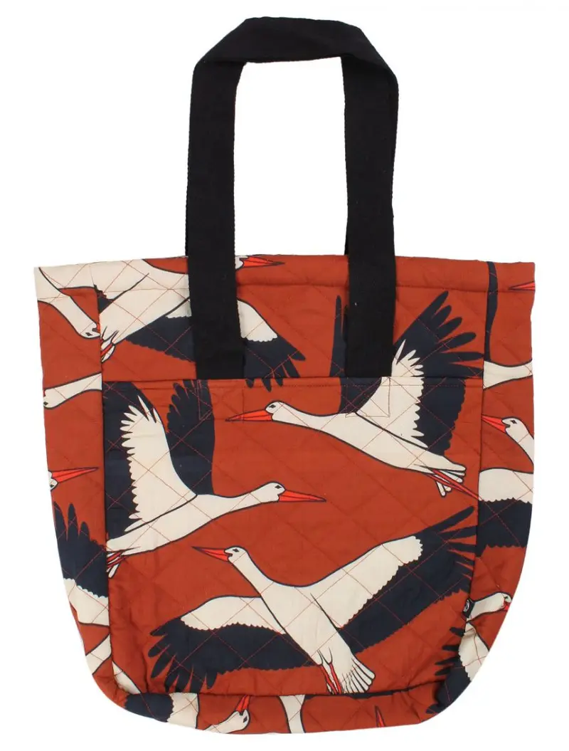 Danefae danegry tote bag rust big stork