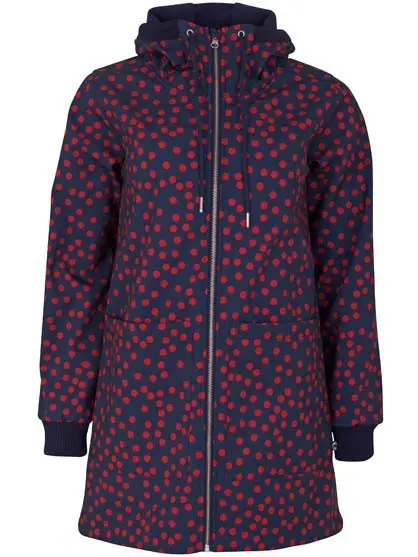 Danefae Laura Softshell Navy Red Fundots