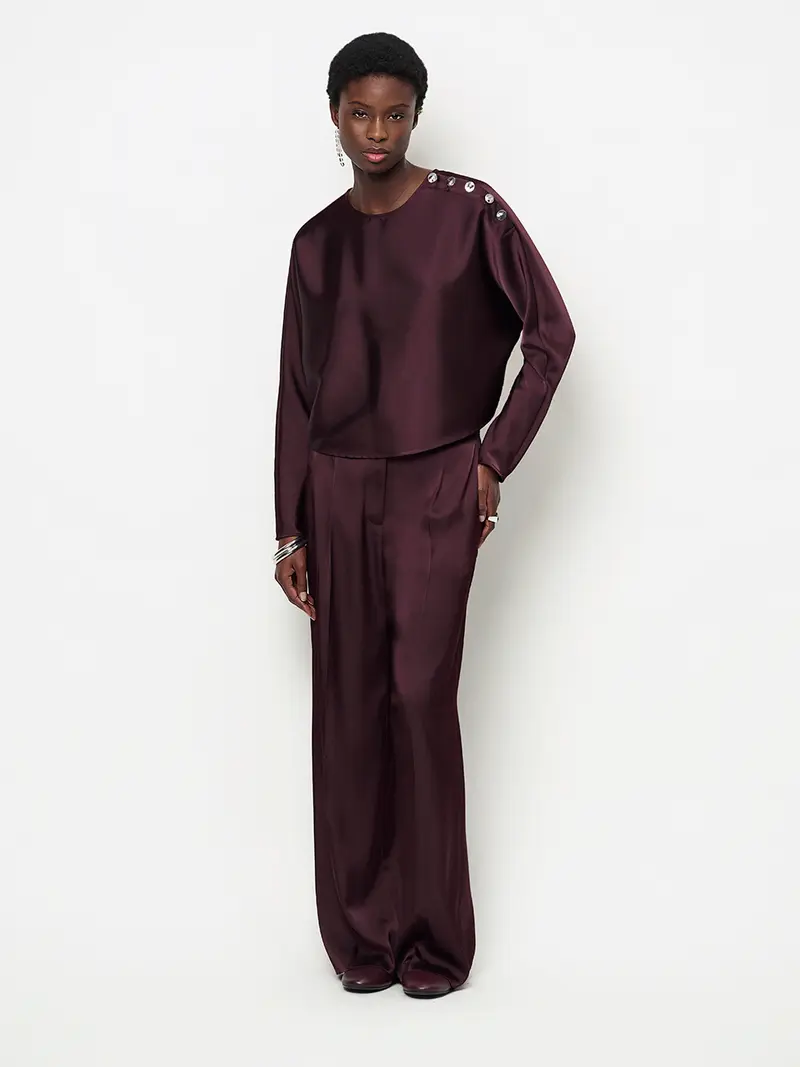 Dante6 Jules bold satin smart pantalon