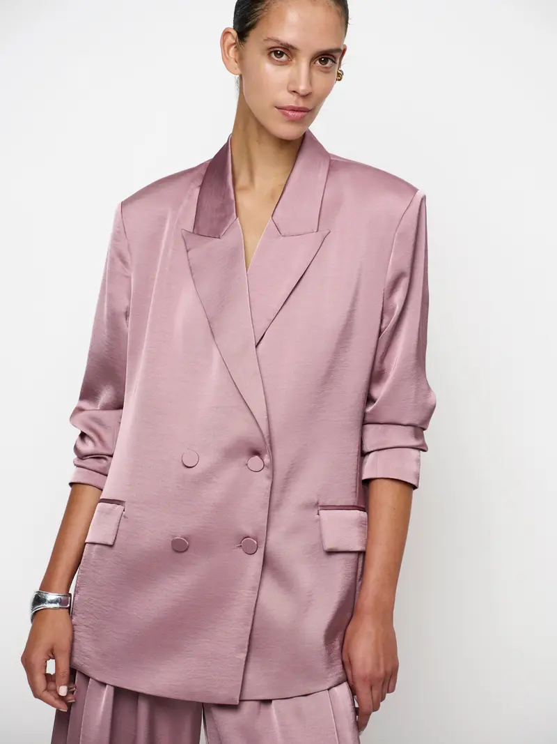 Dante6 Sevigny relaxed satin blazer