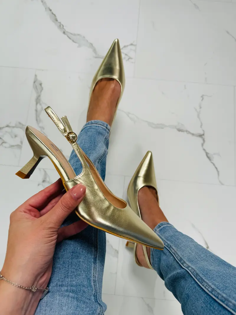 Date-Night Gold Heels