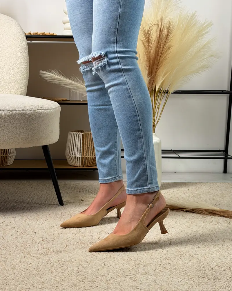 Date-Night Khaki Heels