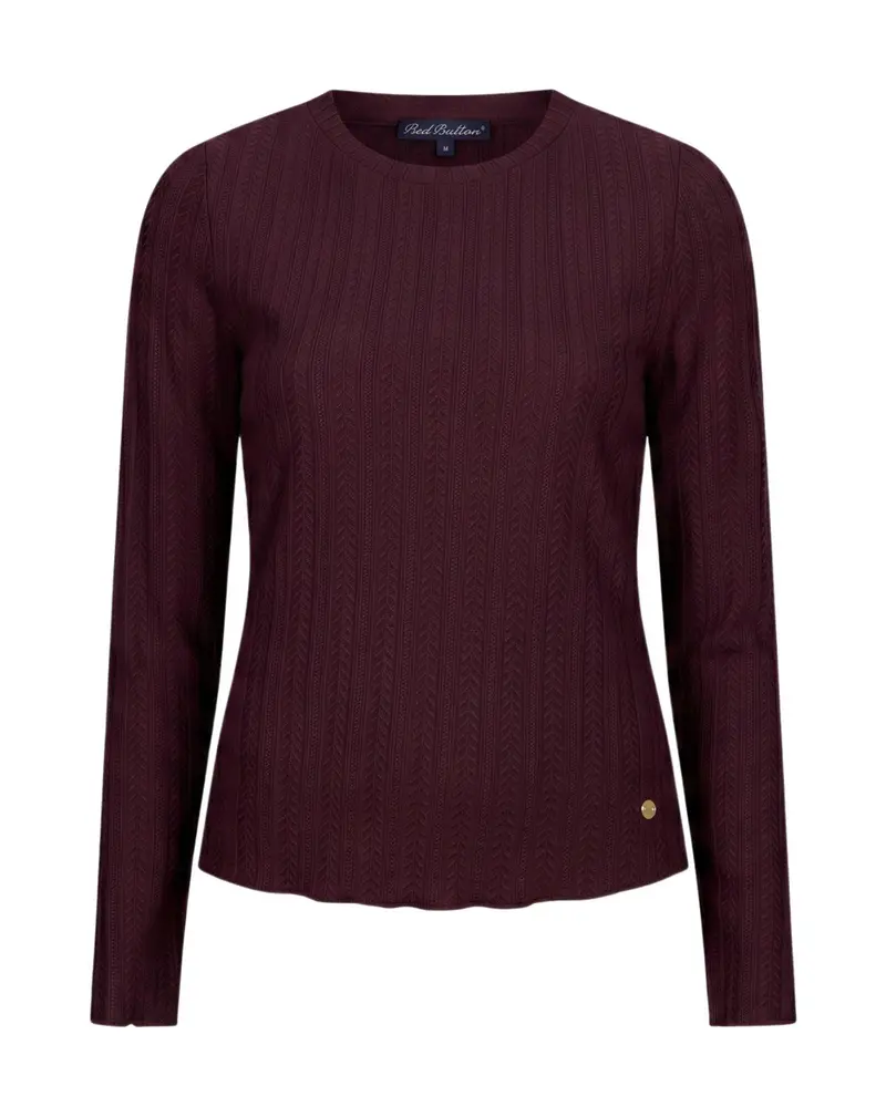 De Top Fine Knit is een top v