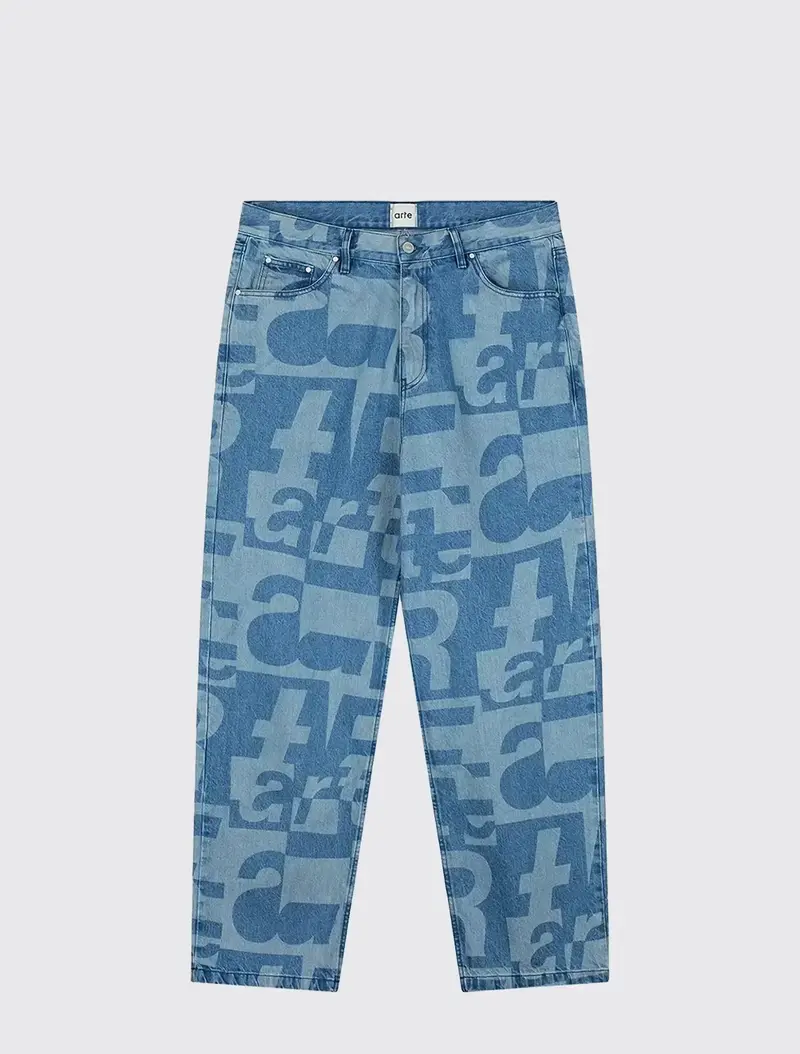 Denim Allover Pants