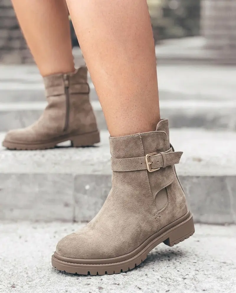 Dian Khaki Boots
