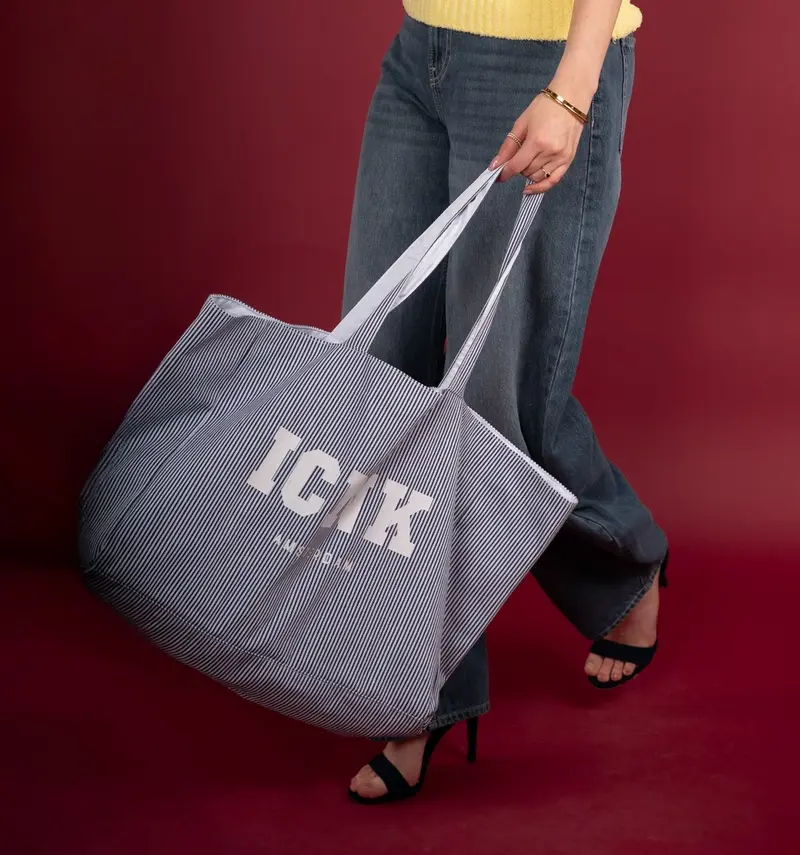 Dize Bag Logo Print | Navy