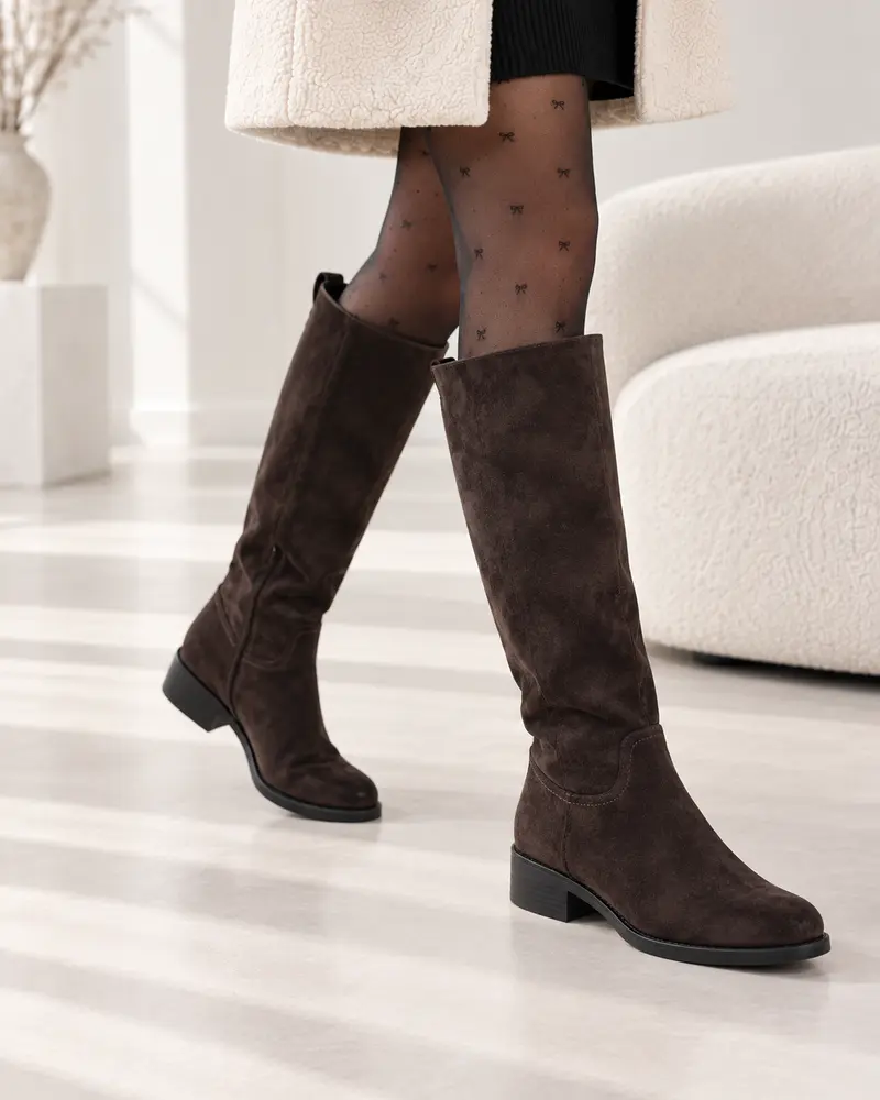 Dorine High Boots - Brown