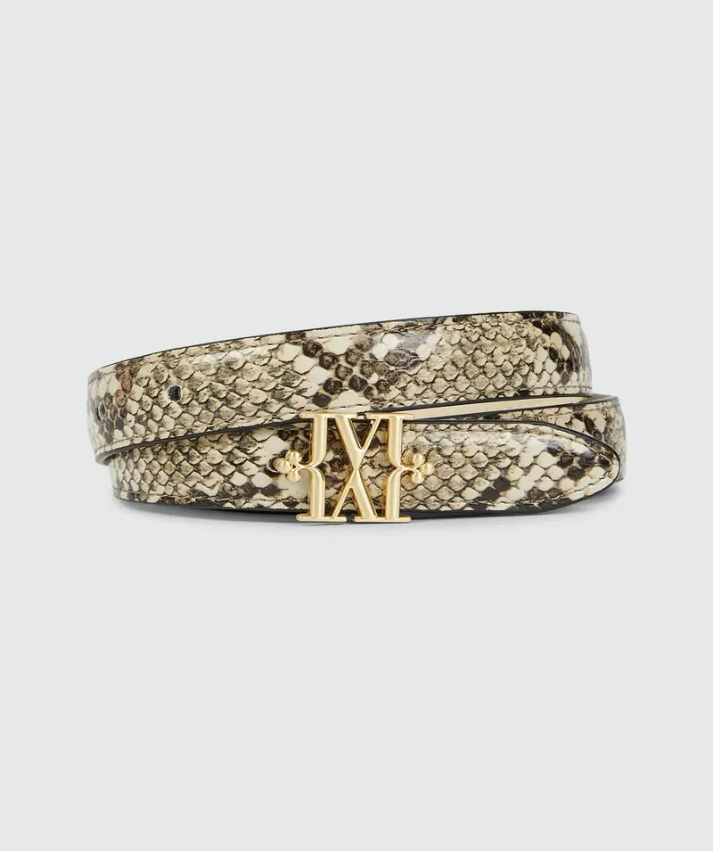 dorissa snake creme white