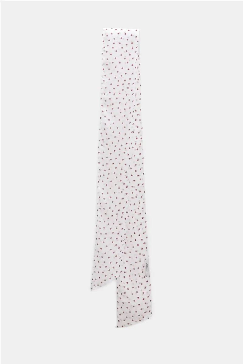 Dorothee Schumacher | Dancing Dot Scarf Small Bordeaux Dot