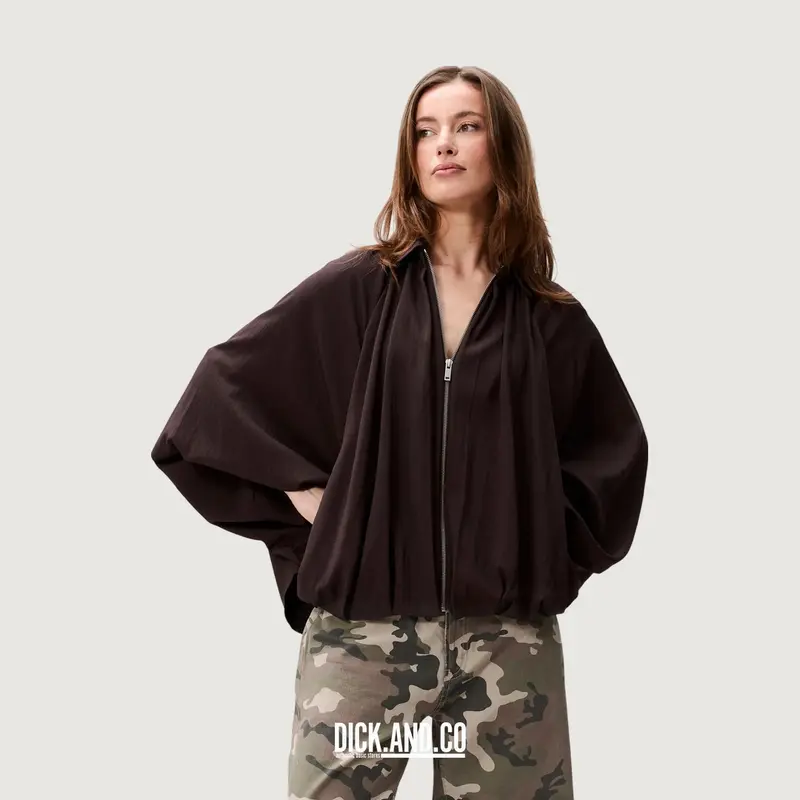 Draped blouse