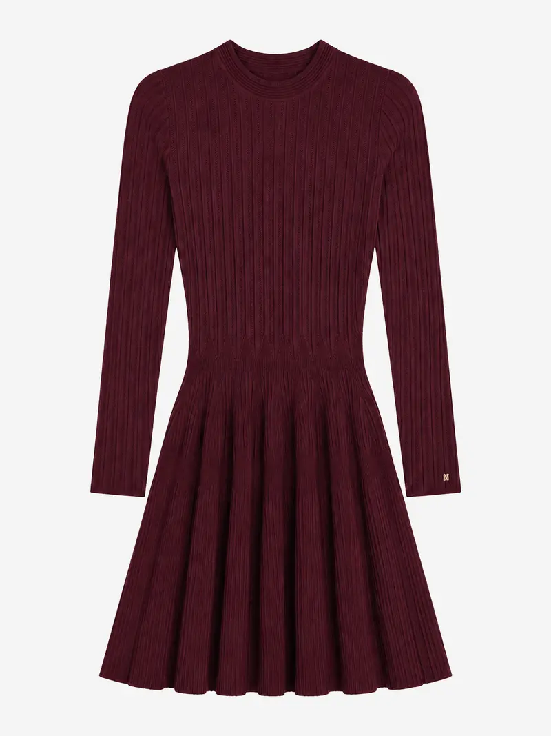 Dress aubrie N7-589 2605 Grape wine