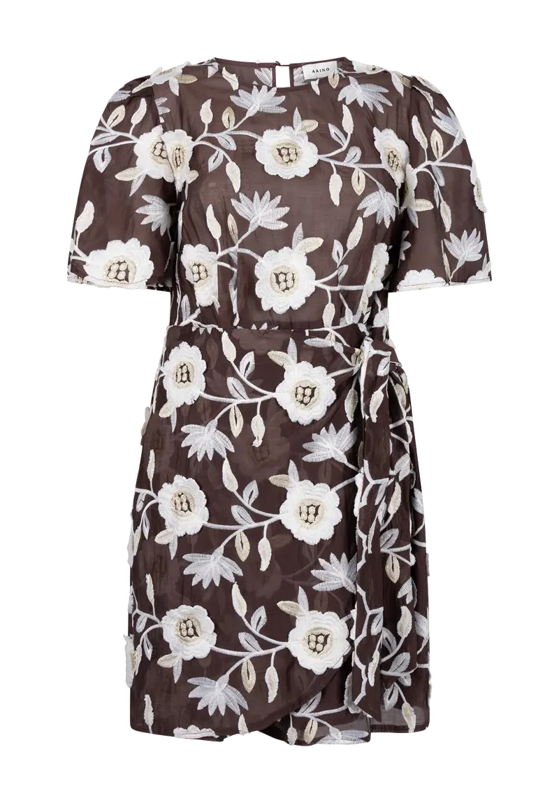 Dress celina celina-26 Bitter chocolate
