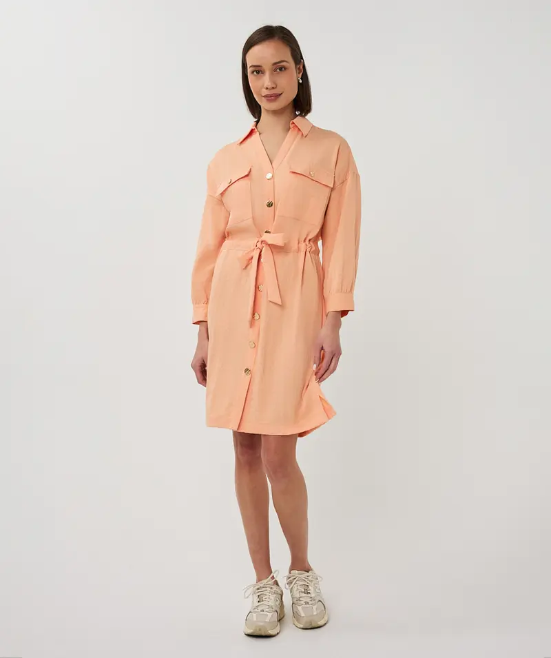 Dress finale crinkle SP26.10036 Bellini