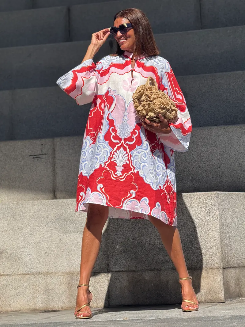 Dress Freya Print Red