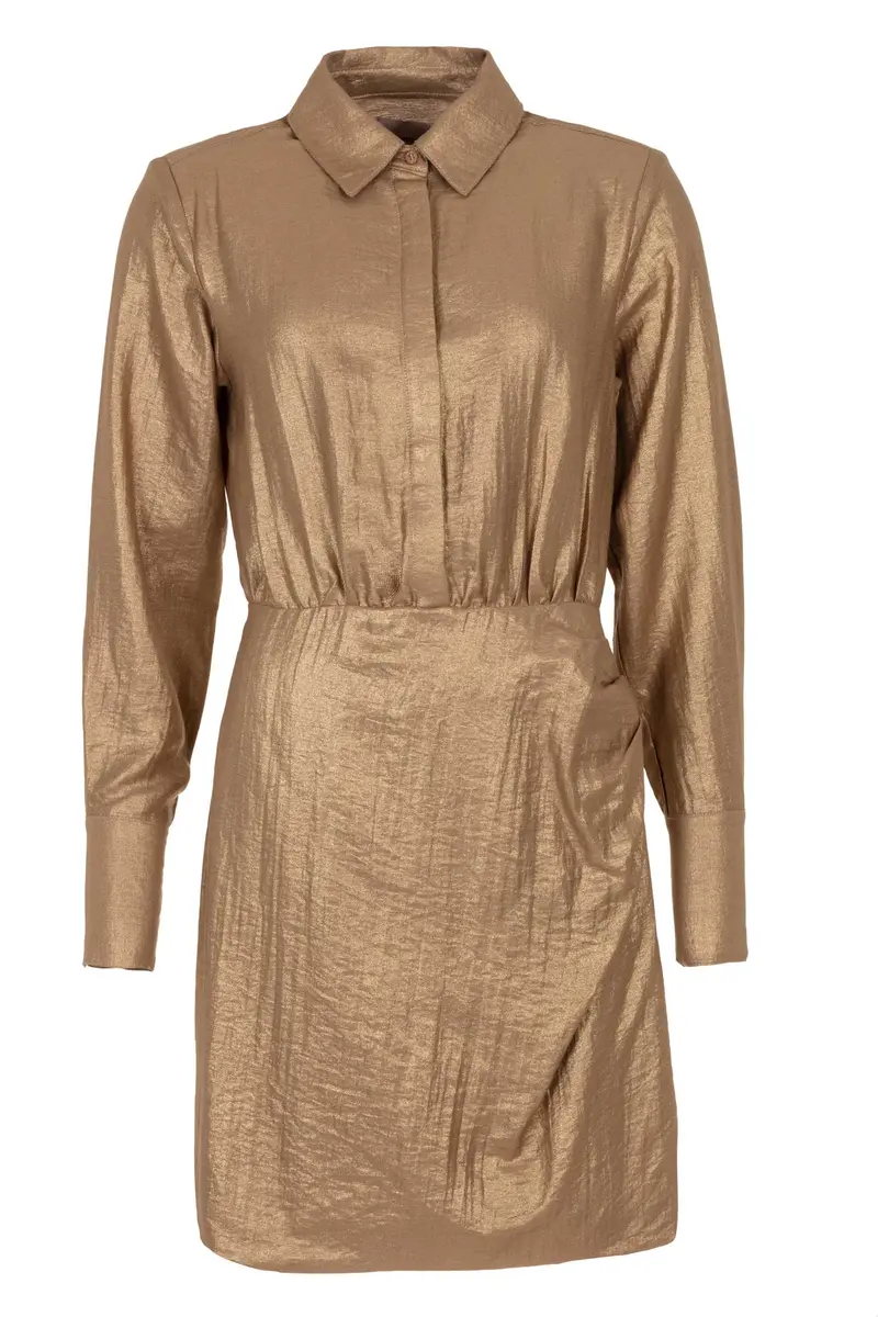 Dress glitter soft Dilan-gl Caramel