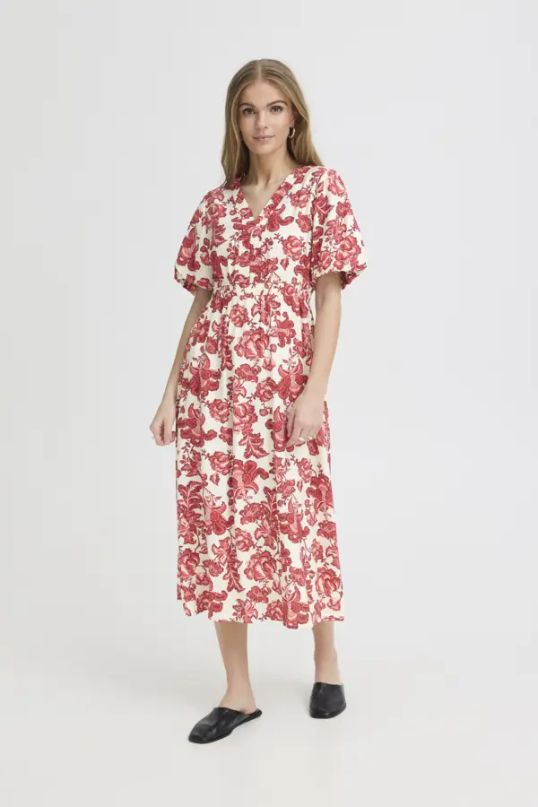 Dress ihgilvis 20125553 Red floral