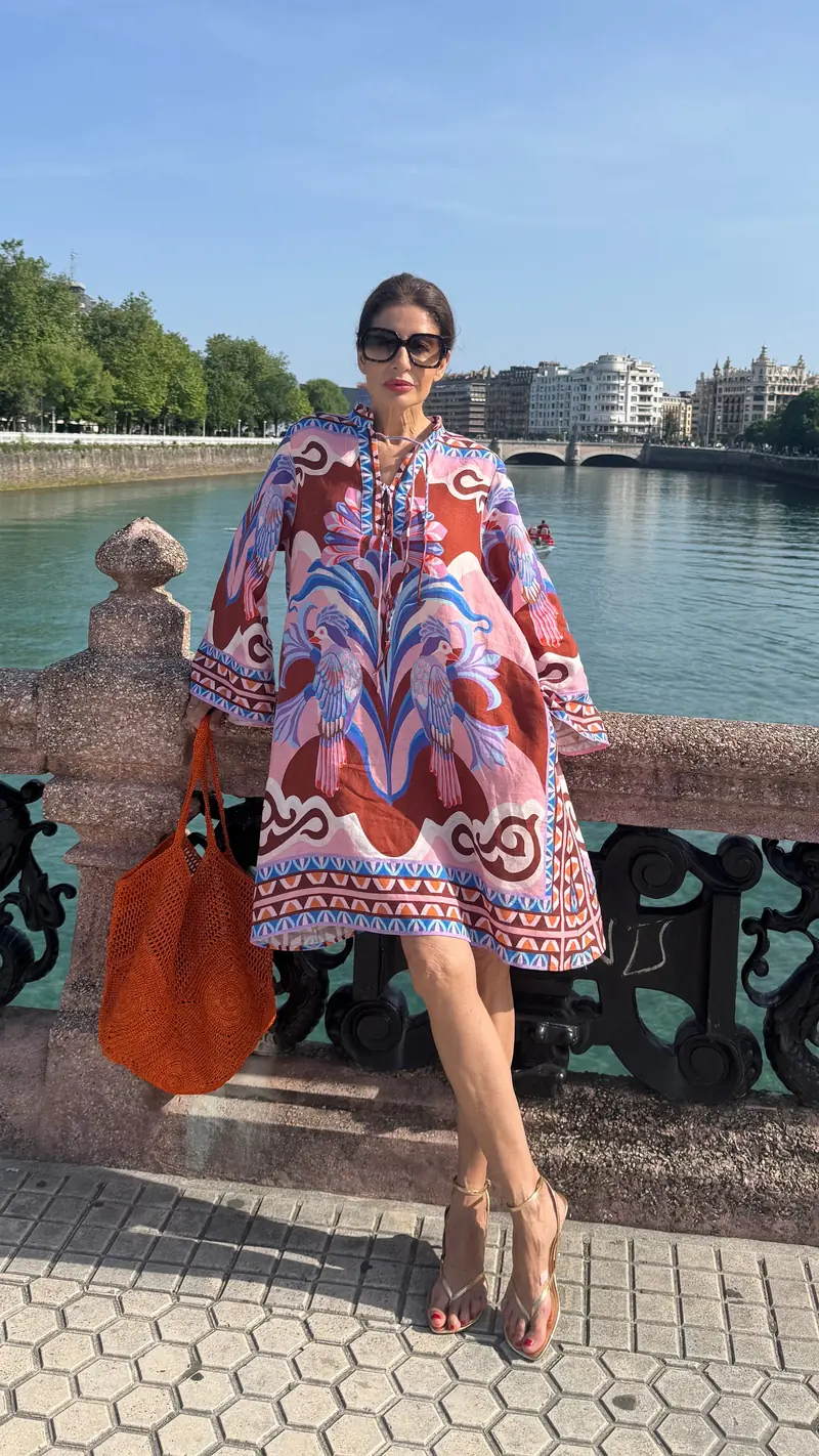 Dress Josephine Print Brown