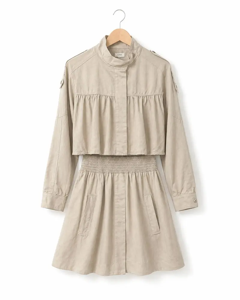 Dress lieke 8035 Beige