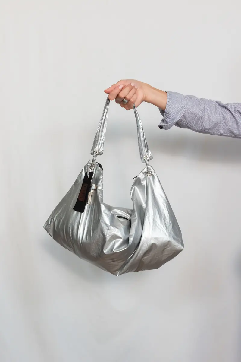 Dumpling Bag Silver
