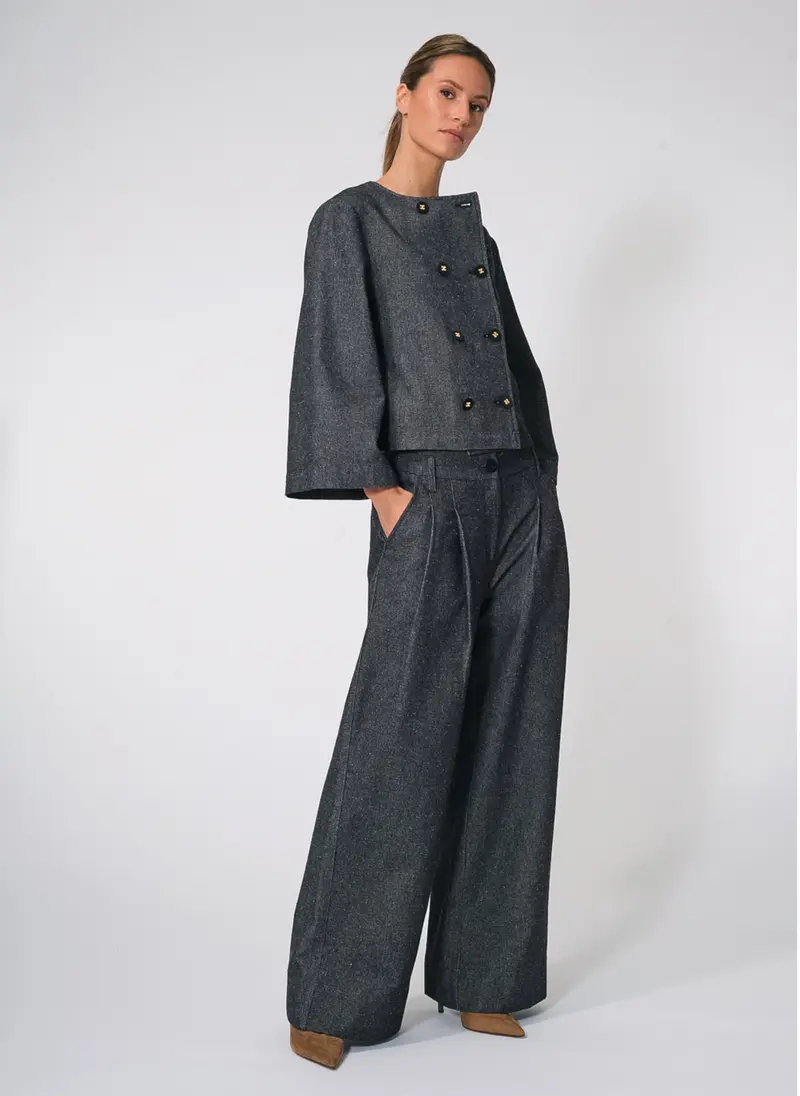 Dutchess Oxford Pants Black Denim