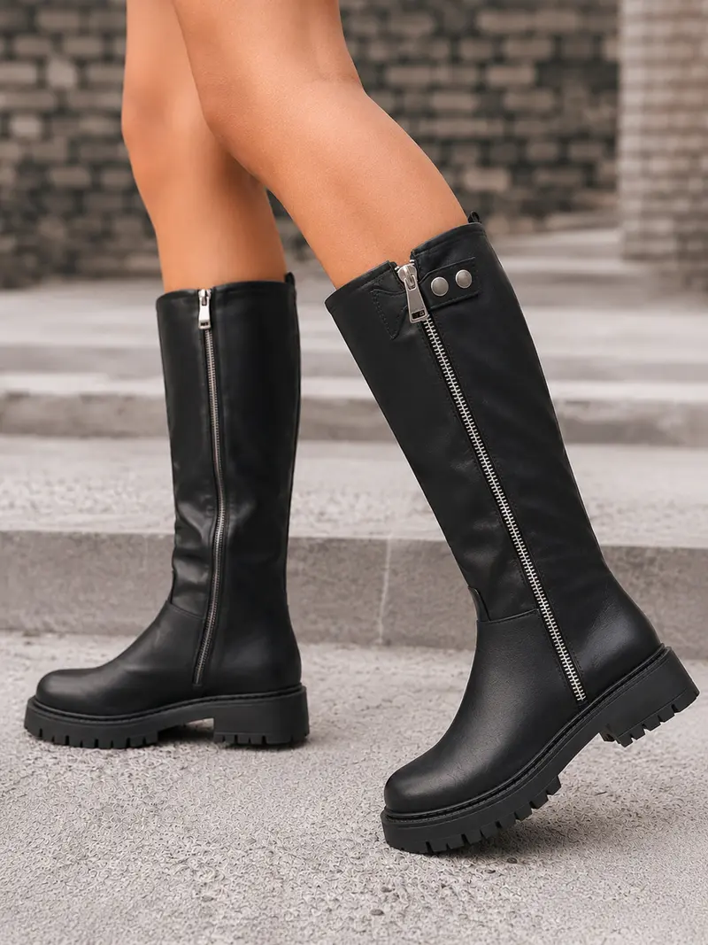 Els Black Boots (Verstelbare Schacht)