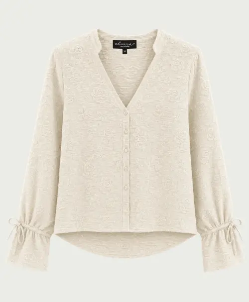 Elvira blouse fiora beige