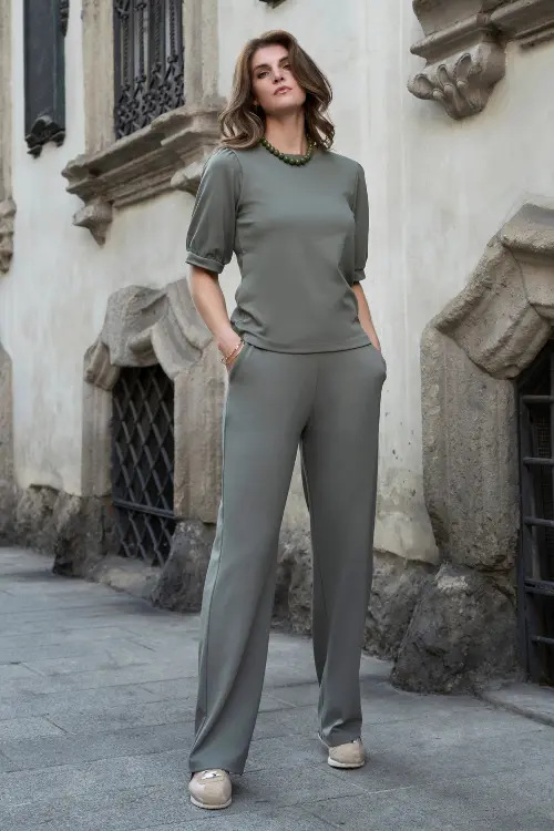 elvira broek izzy groen