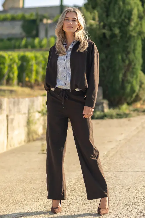Elvira broek madison bruin