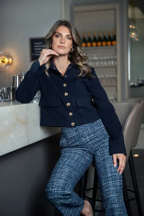 Elvira broek romee blauw