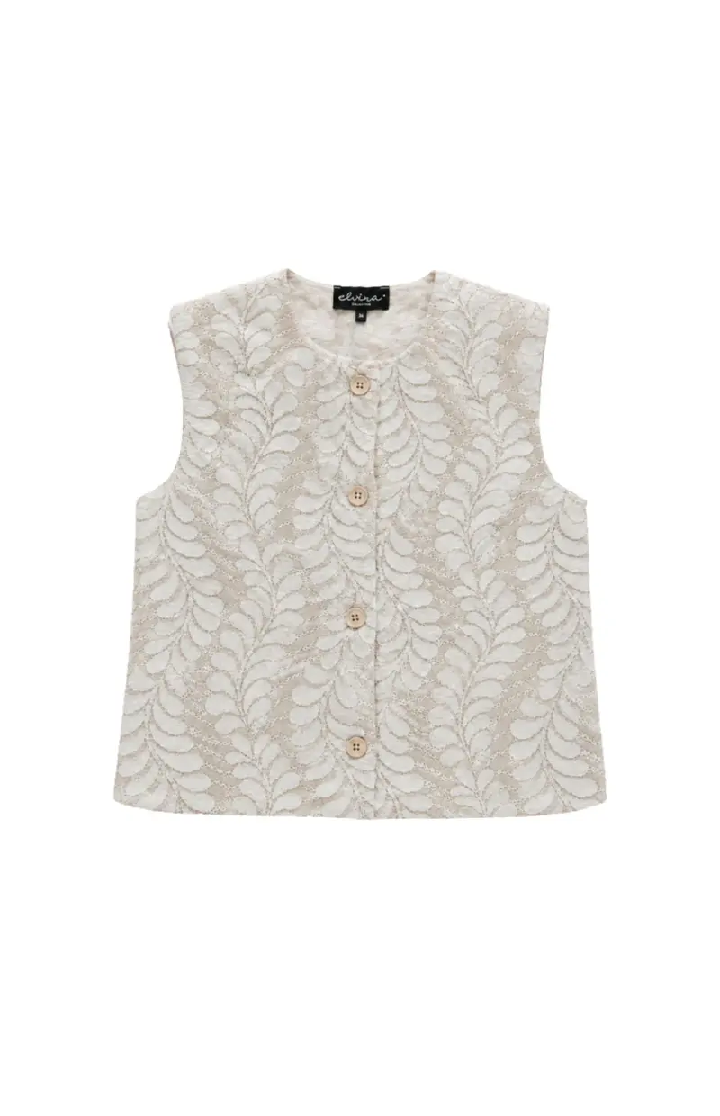 Elvira gilet amelia beige