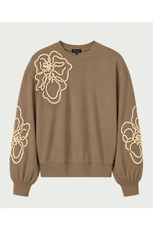 Elvira sweater liora bruin