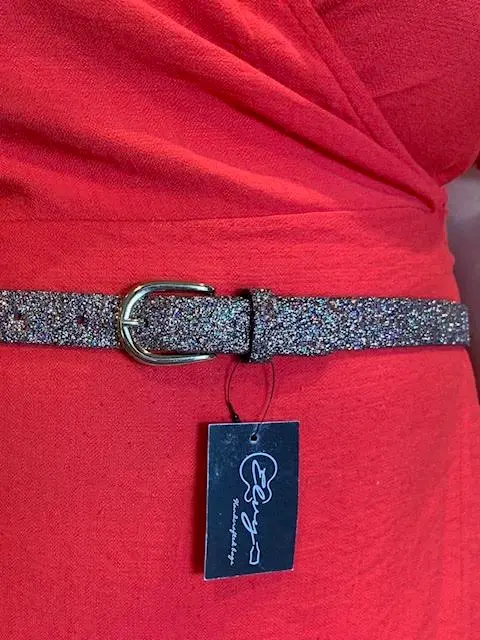 Elvy riem glitter multicolor