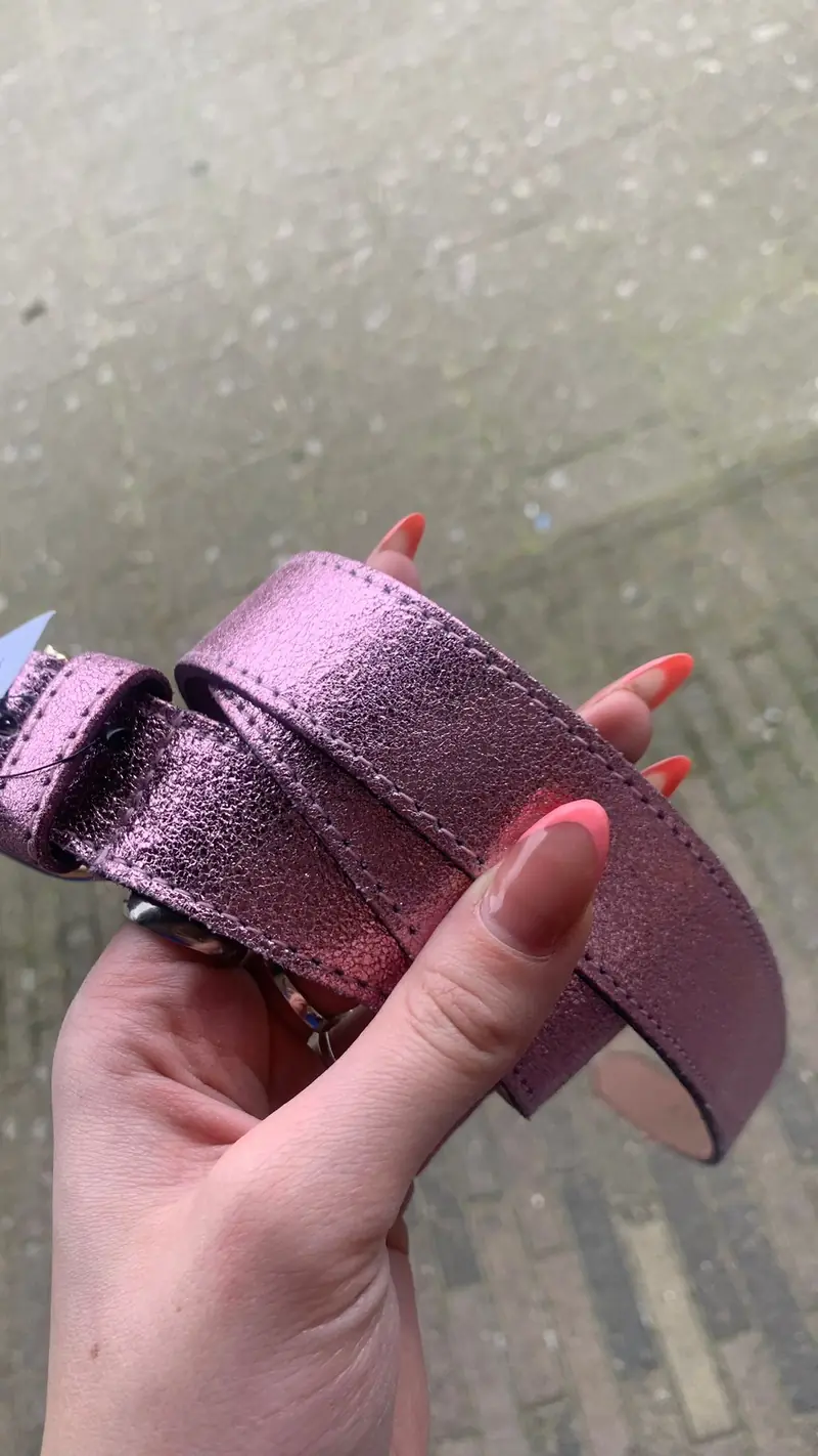 Elvy riem roze
