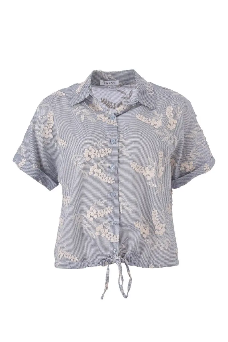 ENJOY blouse korte mouw