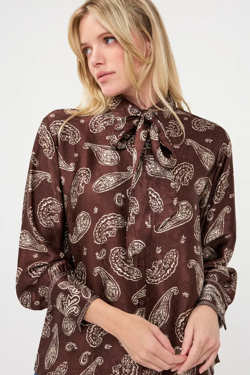 ESQUALO blouse lange mouw