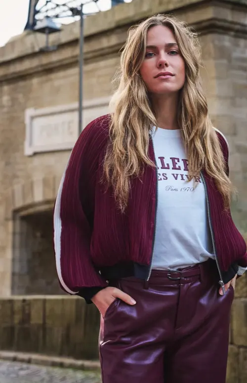 Esqualo bomber jasje rood
