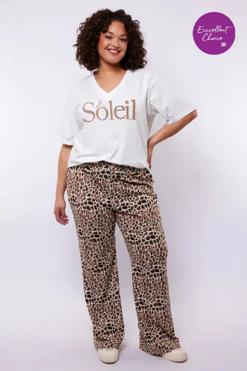 Exxcellent broek anaya beige