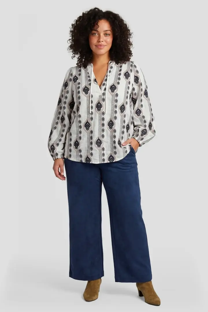 Exxcellent broek annabelle blauw